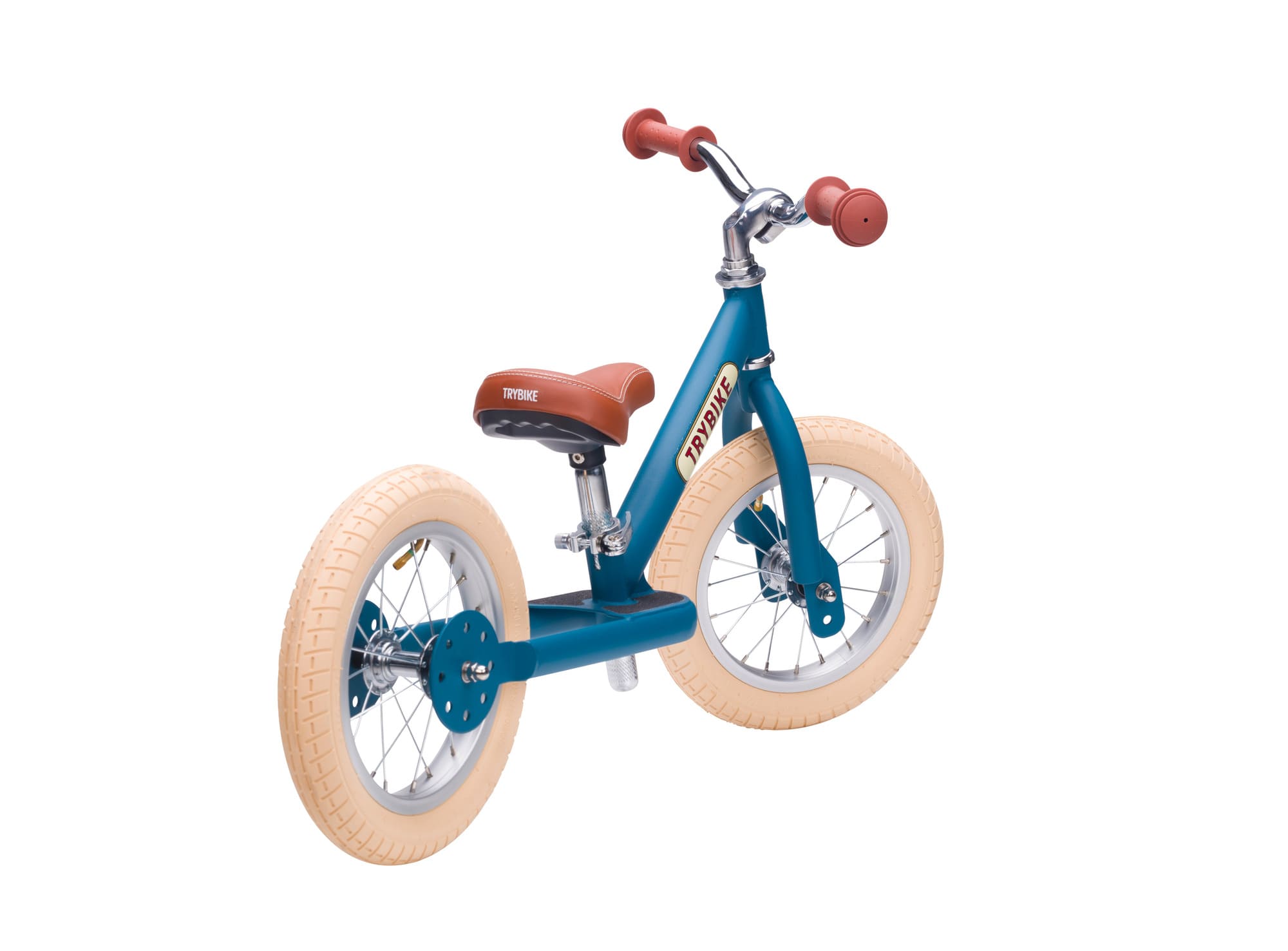 Trybike 2 wheeler matt blue (5) Trybike Balans bicikl 2u1 – Steel Vintage Blue Matt - Image 1