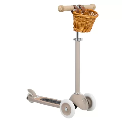 Banwood Romobil Trotinet - Beige + Pletena korpica