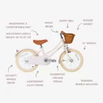 Banwood Classic Bicikl - Pink + Pletena korpica - Image 4