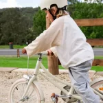 Banwood Classic Bicikl - Cream + Pletena korpica - Image 2