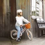 Banwood Classic Bicikl - Pink + Pletena korpica - Image 2