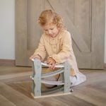 Label Label Drvena trkača staza – Car slider Olive Green - Image 3