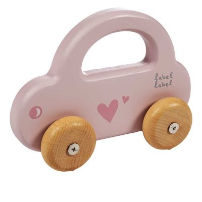 Label Label Drveni autić - Pink