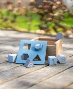 Label Label Drvena kutija za sortiranje oblika - Blue - Image 2