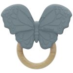 Label Label silikonska Glodalica Grickalica - Leptir Blue