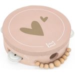 Label Label Drveni tamburin - Pink - Image 3