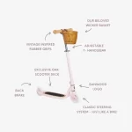 Banwood Maxi Romobil Trotinet - Pink + Pletena korpica - Image 3