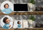 Neno Vedo Wireless baby monitor s kamerom i bežičnim ekranom, Cream - Image 5