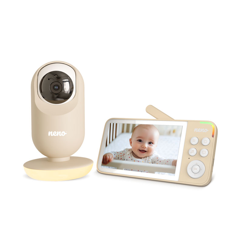 neno vedo wireless baby monitor s kamerom i bežičnim ekranom, cream Neno Vedo Wireless baby monitor s kamerom i bežičnim ekranom, Cream - Image 1