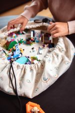 Play&Go 2u1 Mini podloga za igru i vreća za igračke - Duga - Image 5