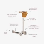 Banwood Romobil Trotinet - Beige + Pletena korpica - Image 3