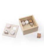 Label Label Drvena kutija za sortiranje oblika - Nougat - Image 3