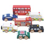 Le Toy Van Set drvenih autića - London
