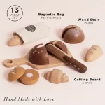 Le Toy Van Set drvena daska i pekarska peciva za rezanje - Image 2