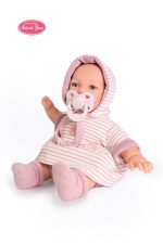 Antonio Juan lutka malena pričljivica Petit sa ružičastom kapuljačom 27cm - Image 4
