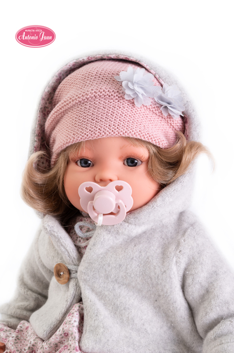 w16277_1 Antonio Juan lutka BENI sa zimskim kaputom 42cm - Image 1