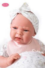 Antonio Juan lutka beba Lea u nosiljci u dezenu mačke 42cm - Image 3
