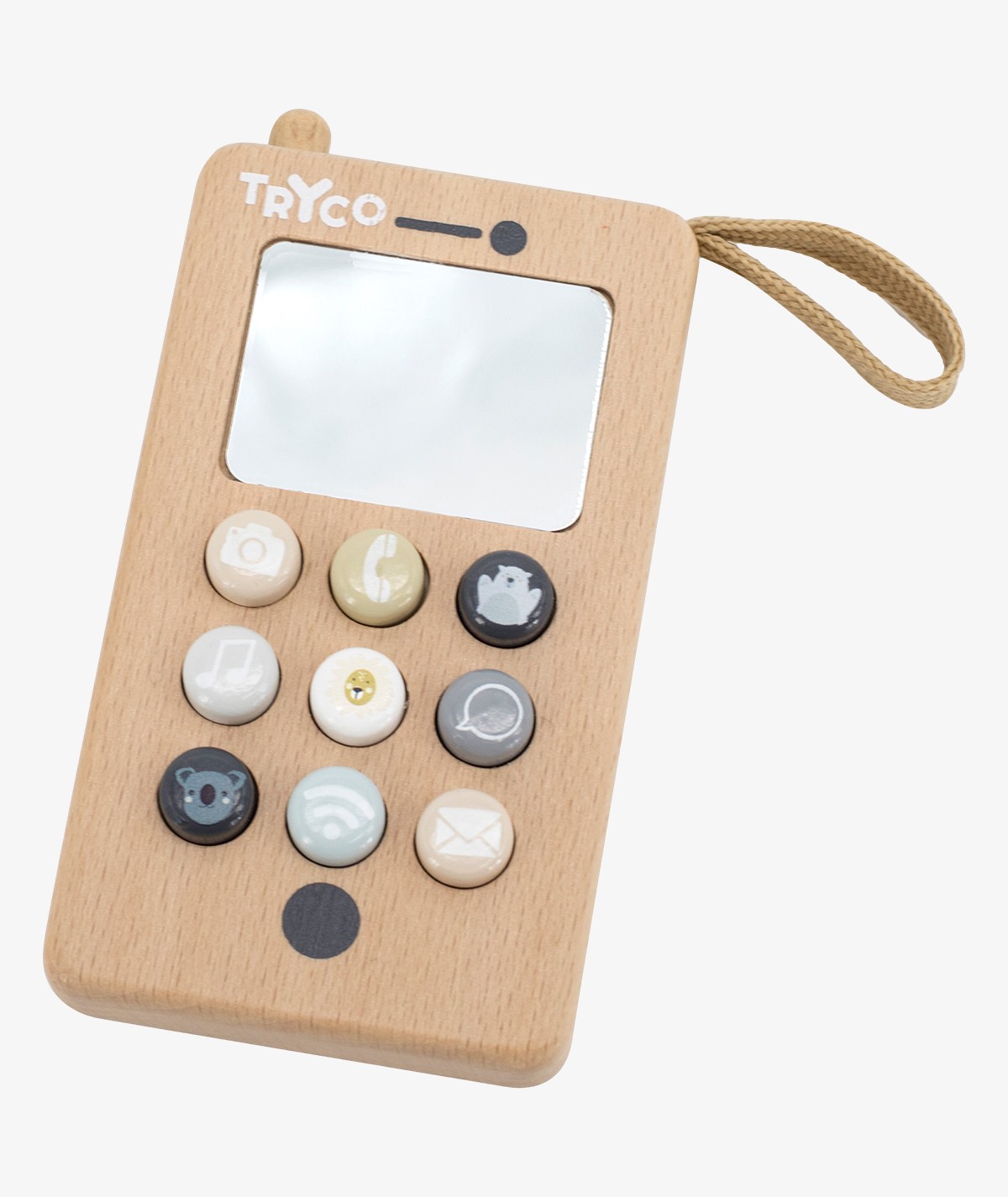 wooden-telephone Tryco Drveni mobilni telefon - Image 1