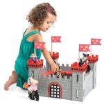 Le Toy Van Moj prvi drveni dvorac s bedemima i pokretnim mostom - Image 2