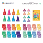 Connetix Tiles – Glitter Castle set (48 kom) - Image 10