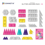 Connetix Tiles – Glitter Unicorn set (56 kom) - Image 9