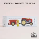 Le Toy Van Crveni drveni traktor sa prikolicom - Bertie - Image 8