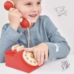 Le Toy Van Drveni vintage telefon - Image 3