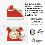 Le Toy Van Drveni vintage telefon - Image 5