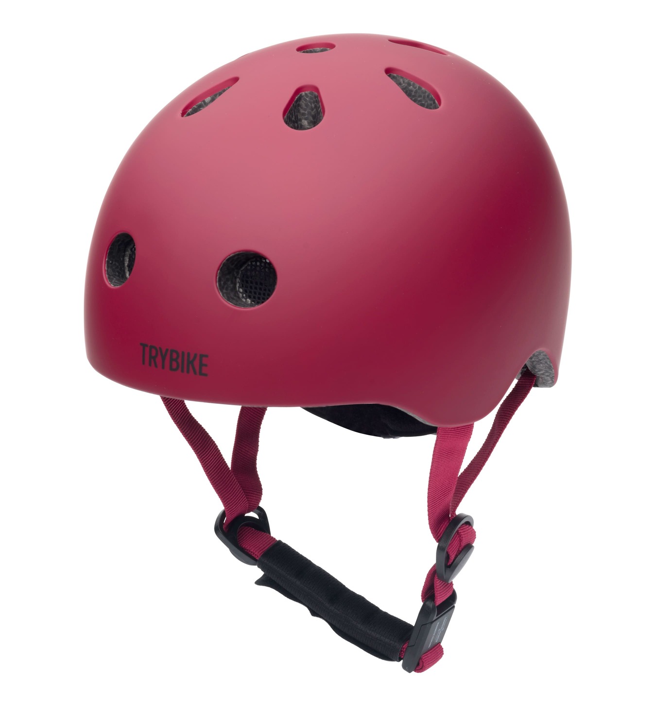trybike kaciga za djecu xs (45 51cm) wildberry red Trybike Kaciga za djecu XS (45-51cm) - WildBerry Red - Image 1