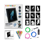 Kidywolf KIDYNEON veliki kreativni set za svjetleću zidnu dekoraciju - Pack - Image 13