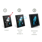 Kidywolf KIDYNEON veliki kreativni set za svjetleću zidnu dekoraciju - Pack - Image 3