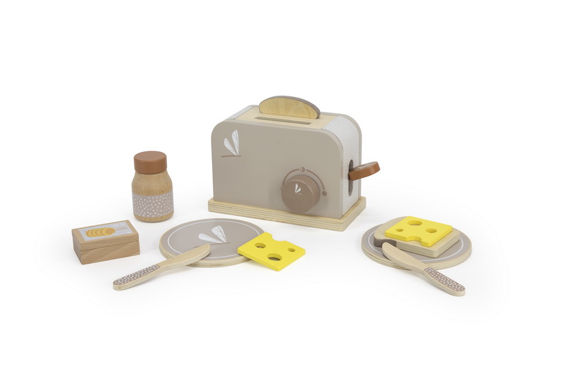 LLWT-37094 – Toaster Nougat – 01 Label Label Drveni toster - Nougat - Image 1