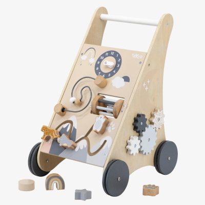 Tryco Drvena guralica sa Montessori tablom - Natural