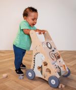 Tryco Drvena guralica sa Montessori tablom - Natural - Image 4
