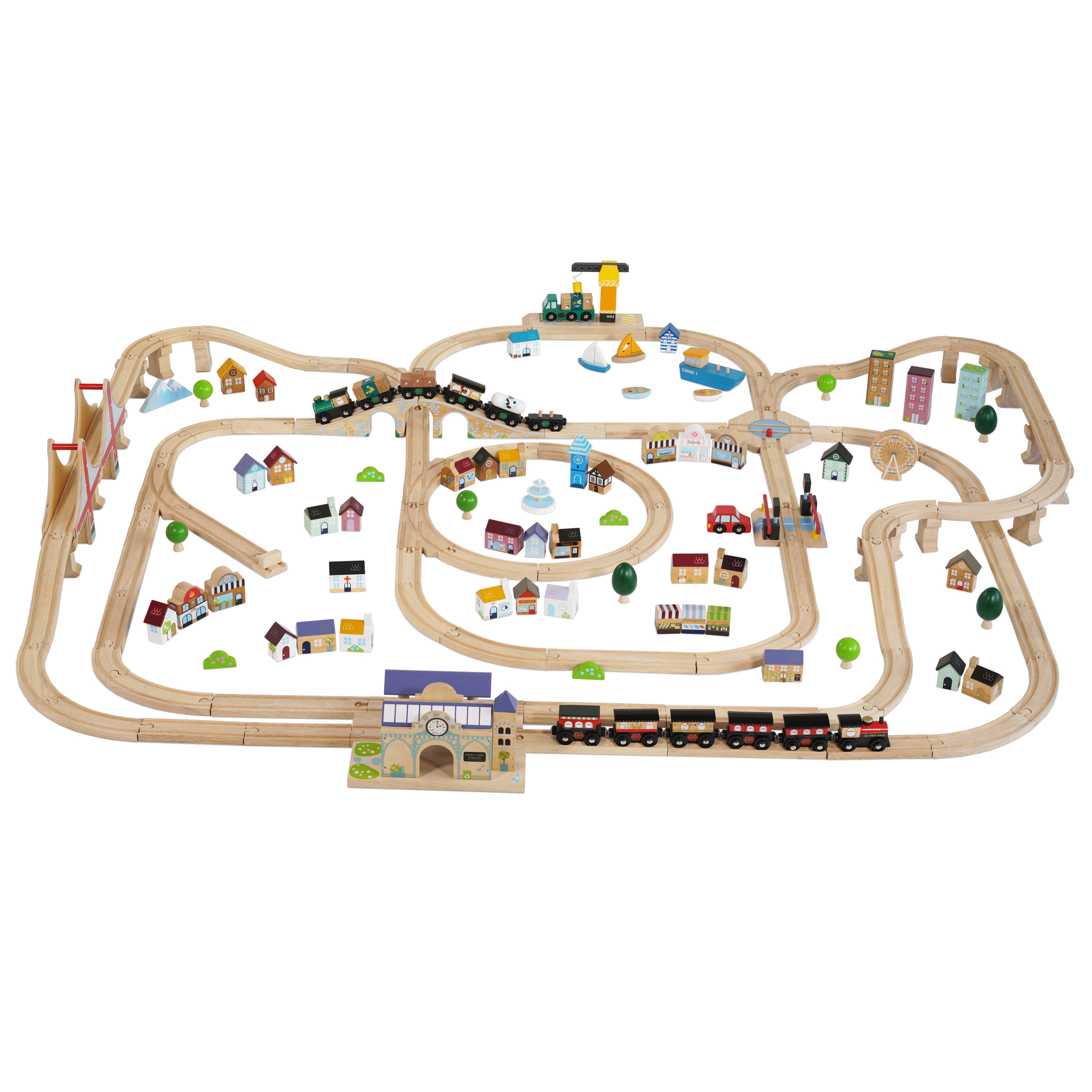 TV700-Royal-Express-Full-Layout Le Toy Van Kraljevski željeznički set - Royal Express - Image 1