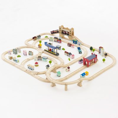 Le Toy Van Veliki željeznički set - London (120 dijelova)