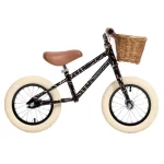Banwood Balans Bicikl First Go Allegra Black + Pletena korpica