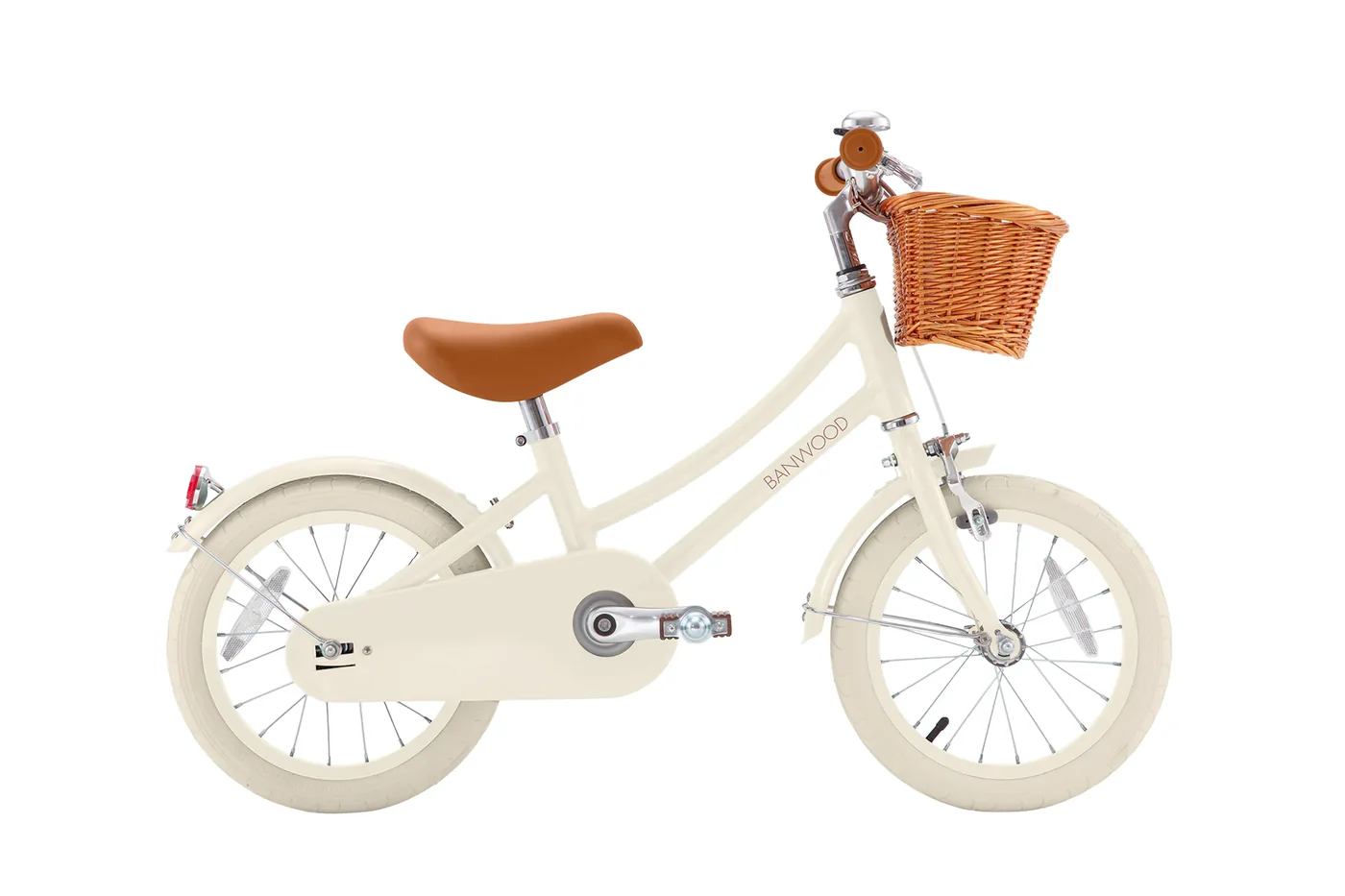 banwood classic bicikl 16” white + pletena korpica (copy) Banwood Classic Bicikl 14" Cream + Pletena korpica - Image 1