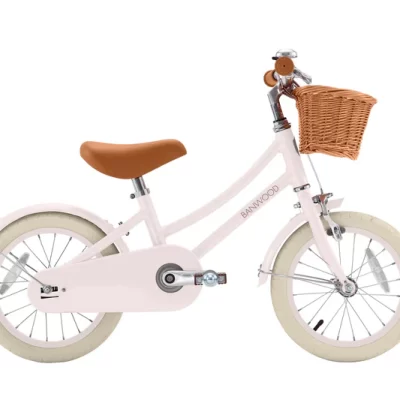 Banwood Classic Bicikl 14" Pink + Pletena korpica