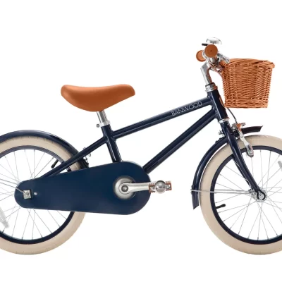 Banwood Classic Bicikl 16" Navy Blue + Pletena korpica