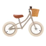 Banwood Balans Bicikl First Go Vintage - Beige + Pletena korpica