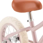 Banwood Balans Bicikl First Go Vintage - Dusty Pink + Pletena korpica - Image 5