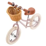 Banwood Balans Bicikl First Go Vintage - Dusty Pink + Pletena korpica - Image 10