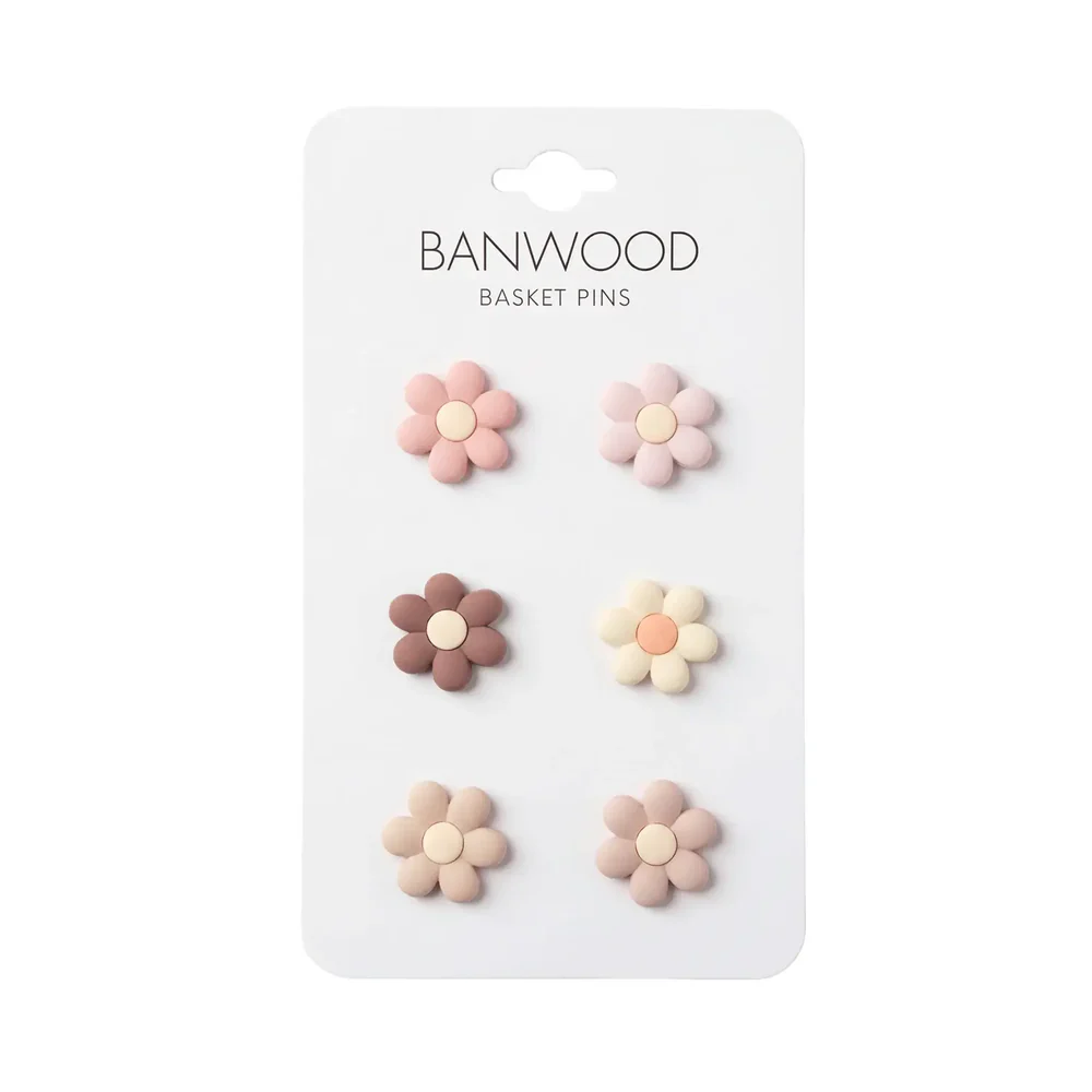 banwood pin & ride ukrasni pinovi flowers Banwood Pin & Ride ukrasni pinovi - Flowers - Image 1
