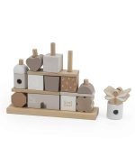 Label Label Drvena didaktička slagalica kućica - Nougat - Image 3