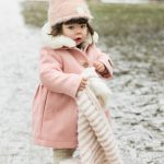 Elodie Plišana pletena dekica - Furry Knit Blanket, Faded Rose - Image 2