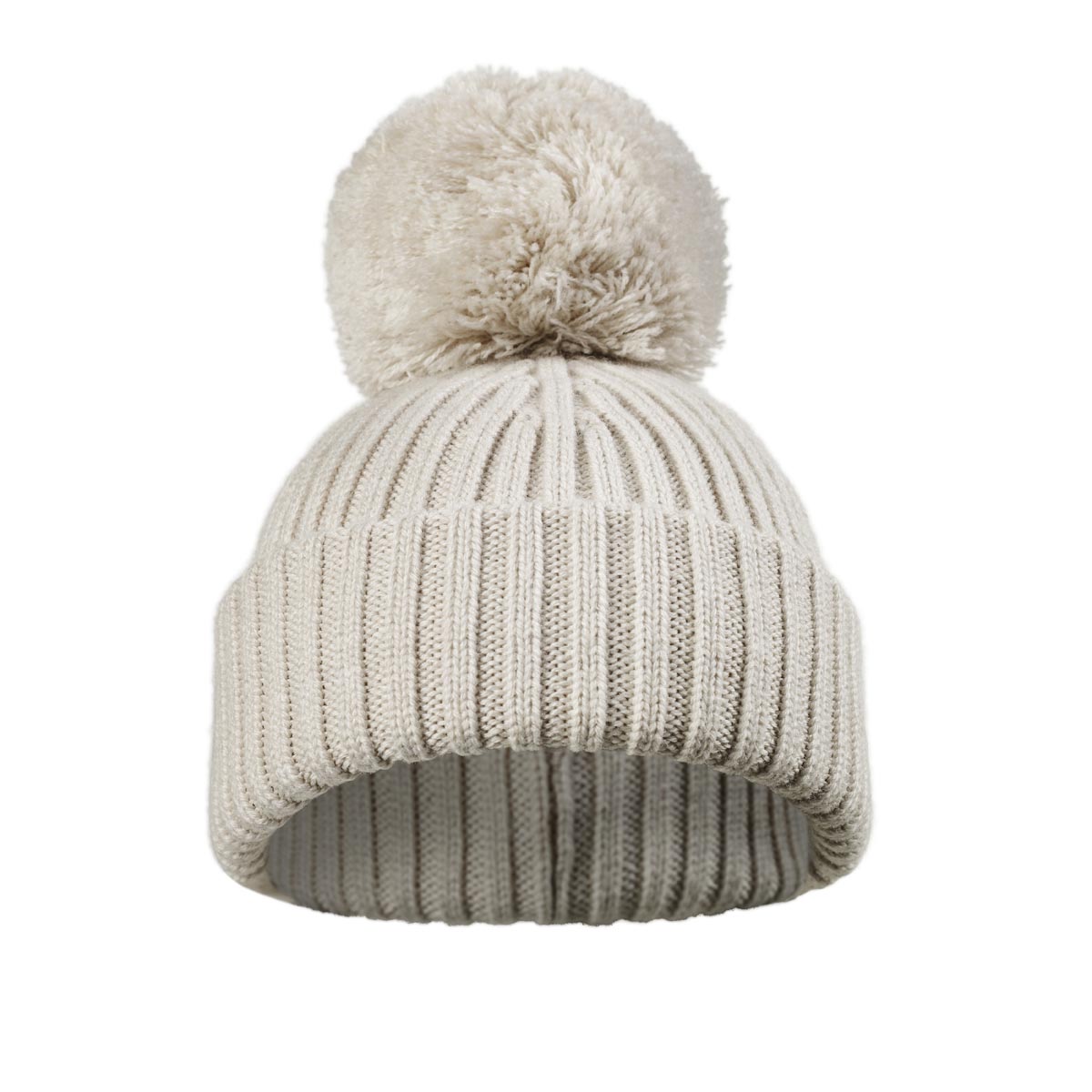 50565105113-Wool-Beanie-Creamy-White-Front-AW22-PP Elodie Vunena kapa, Creamy White - Image 1