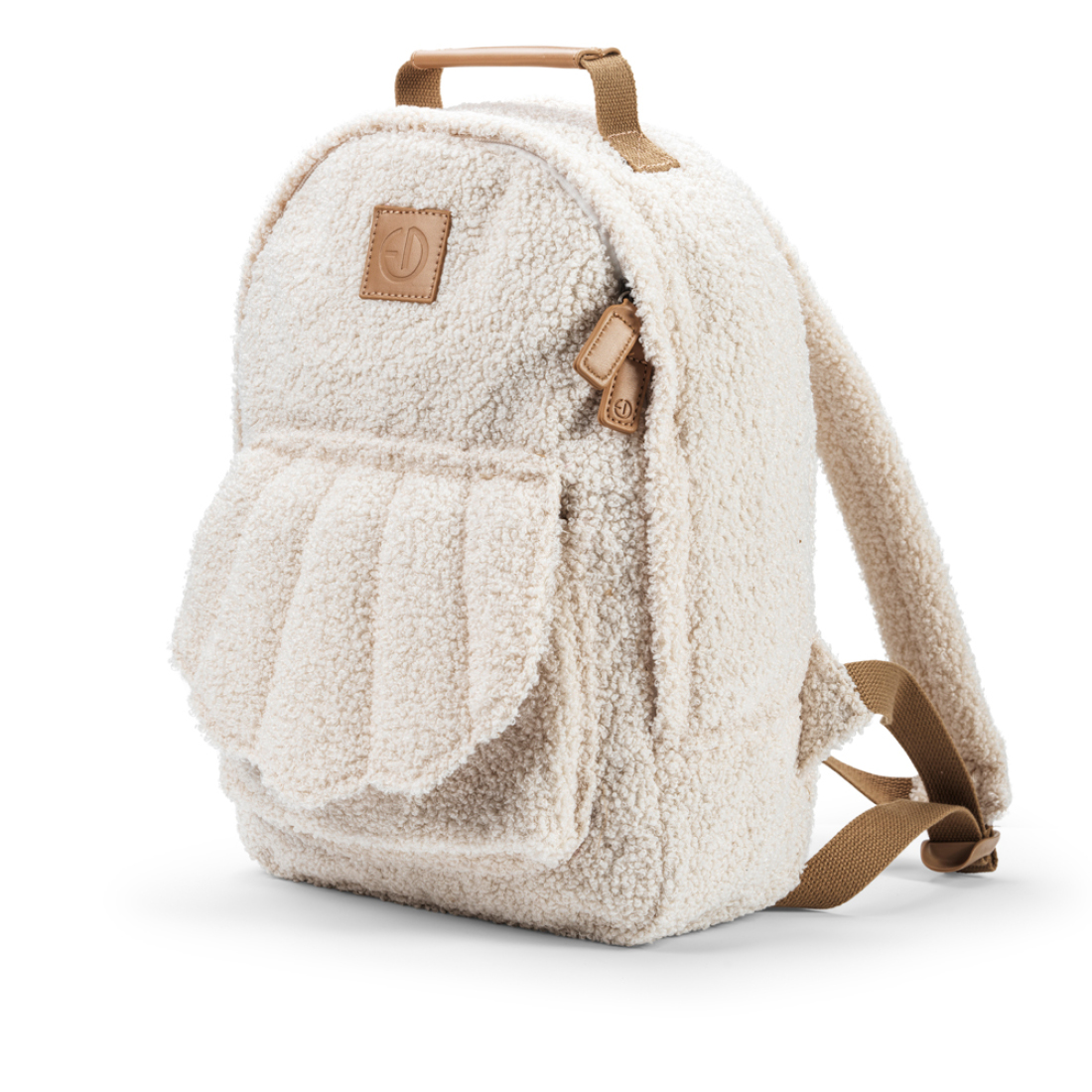 50885104203NA01 Elodie Ruksak MIDI White Bouclé - Image 1