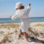 Elodie Bonnet kapica za bebe sa UV zaštitom - Autumn Rose - Image 5