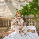 Elodie Peškir s kapuljačom - Vanilla White Bunny - Image 4